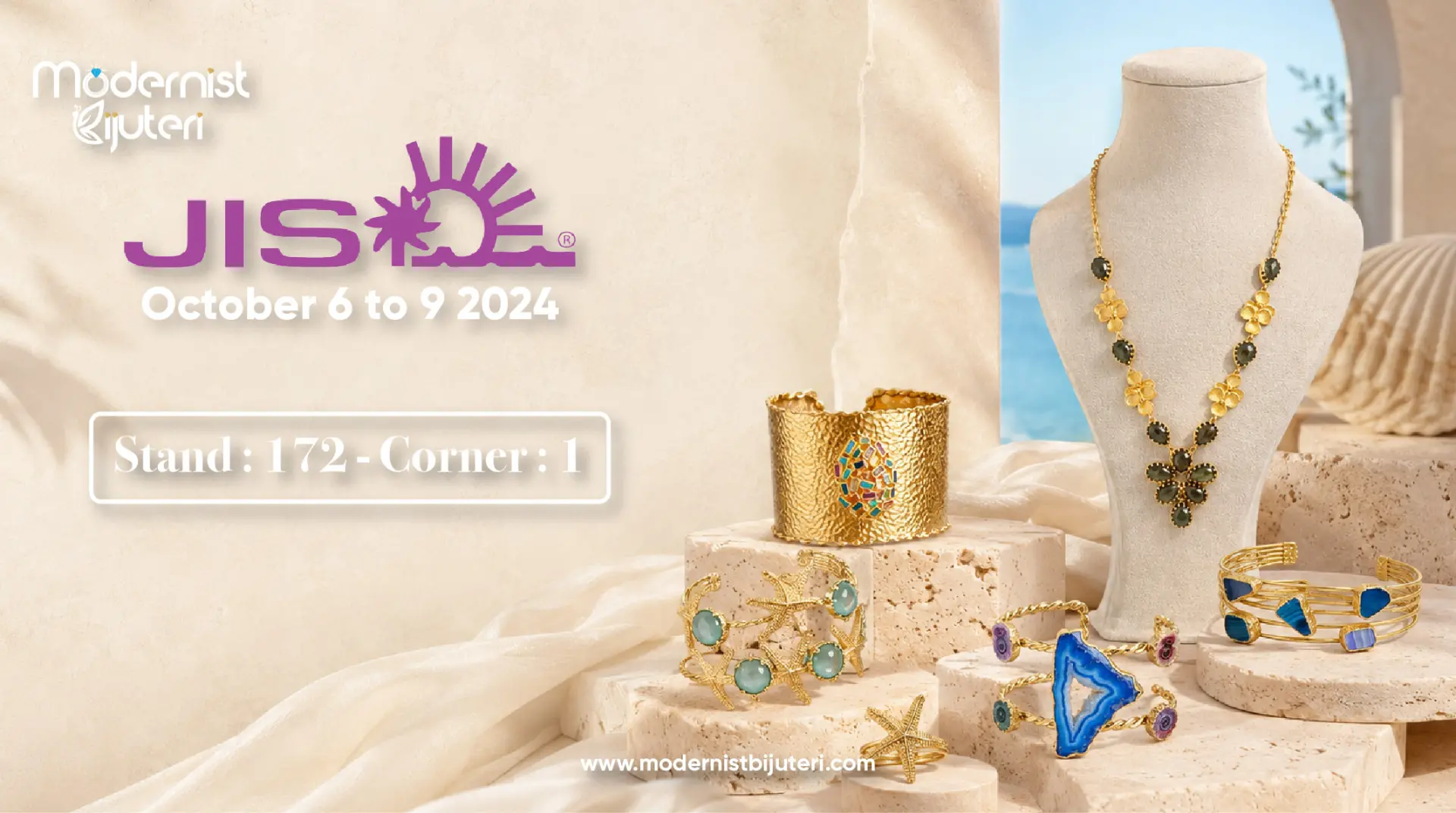 Modernist Bujiteri at JIS, America’s Prestigious Jewelry Fair, in October 2024!